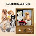 Pet Memorial Shadow Box 9.25x13 Memorial Gift Frame Pet Urn for Dogs & Cats Remembrance Memory Keepsake