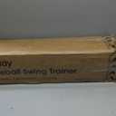 ZivPlay Baseball Hitting Trainer Baseball Swing Trainer Softball and Baseball Training Equipment for Batting Practice with Height and Speed Adjustment