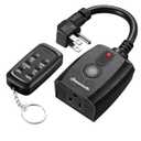 DEWENWILS Outdoor Dimmer for String Lights with Remote Waterproof Plug-in Dimmer, 100FT Range, 150W Dimmable LED/300W Tungsten Bulbs, Dimmer Switch for Dimmable String Lights