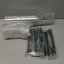Aatriet [50 Sets] 20 oz Clear Plastic Cups with Lids and Straws, Disposable Coffee Cups