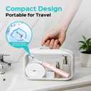 COSLUS C30 Electric Toothbrush for Adults & Kids: 3 Intensities & 5 Modes for Effective Yet Gentle Ultra-Clean Feel, 2 Types of Heads for Gentle or Daily Care, Travel & Home Use, Pink, 1PC