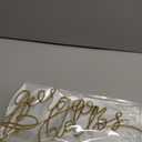 Hicarer Hello Gorgeous Metal Wall Art Decor Minimalist Decoration Metal Hello Gorgeous Decorative Sign for Living Room Office Bedroom Hotel Home Wall Decoration(Gold,Classic Style)