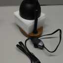 Dimmable Candle Warmer Lamp Adjustable Height Electric Wax Melt Warmer for Jar Scented Candles Suitable for Home Office Decor Birthday Gifts for Women Mom Grandmawith 2 Bulbs (Black Metal)