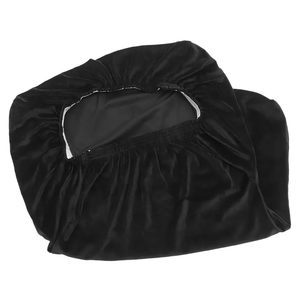 GARVALON Velvet Chair Slipcover Washable Furniture Protector for Armless Accent Chairs Elastic Bottom Soft Thick Material for Living Room Decor, 2 Pcs