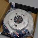 BOSCH 28011552 QuietCast Premium Disc Brake Rotor - Compatible with Select Hyundai Elantra, Elantra Coupe, Elantra GT, Kona, Veloster, Venue; Kia Forte, Forte Koup, Forte5, Seltos, Soul; REAR - Single