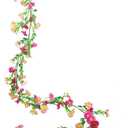 CISDUEO Artificial Daisy Flowers Vine Silk Flower Garland Spring Fake Flower Vine Hanging Ivy with Pink Daisy Flowers Green Leaves for Wall Party Wedding Arch Floral Decor Home Indoor Outdoor Ceremony