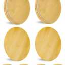 Replacement Wooden Lids for Pyrex, Anchor Hocking Glass Containers 7201-PC*4, Bamboo Lids for Pyrex 4Cup Glass Bowls, Bowl Covers with Leakproof Silicone Gasket 4 Pack