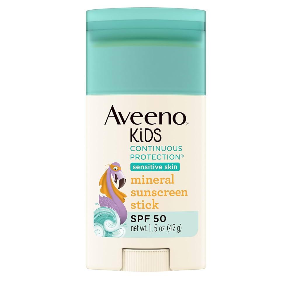 Old Spice; Degree Antiperspirant; Dove Advanced; Harry's Extra-Strength Antiperspirant ; Aveeno Kids Continuous Protection Zinc Oxide Mineral Sunscreen