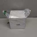 Teenitor Powder Puff 5.5" Extra Large Powder Puff and Container, Dusting Powder Container with Puff, Glass Crystal Powder Container for Body Powder Puff Pink