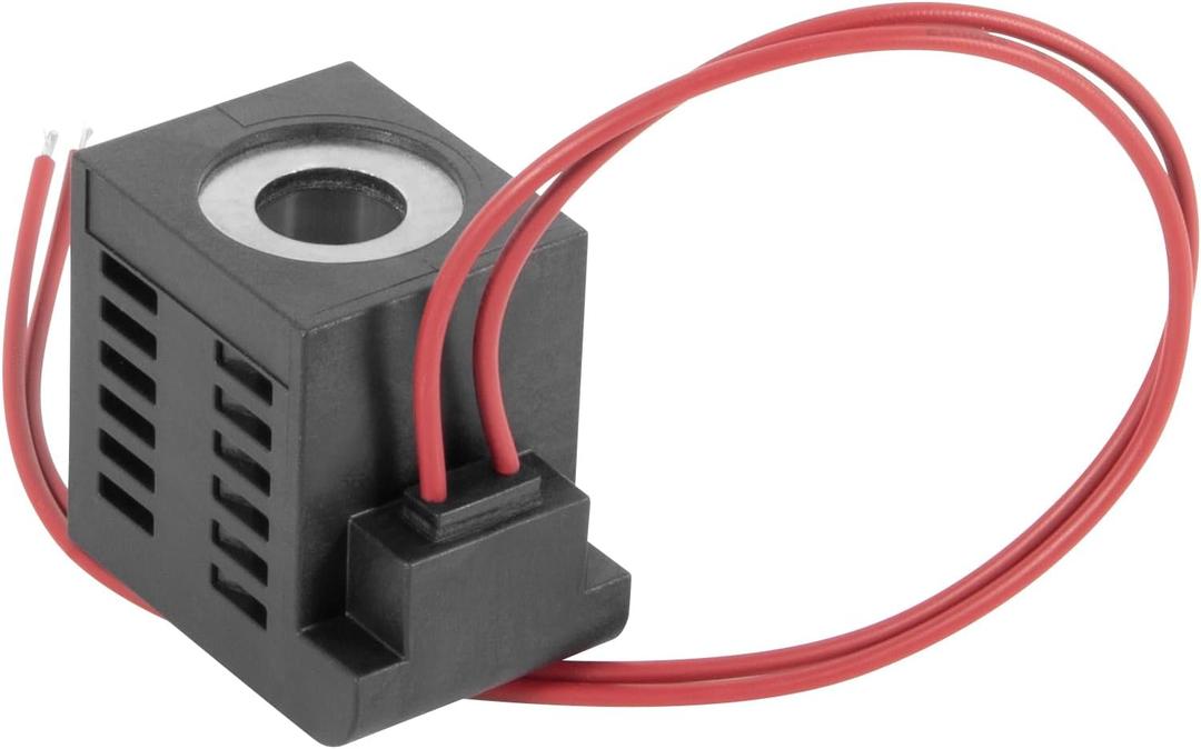 10162-76 12V DC Solenoid Coil 22W Dual Wire Leads for Hydraulic Power Unit Lift Dump Fits for Valve Stem Series 10 12 16 38 58