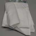 River Dream Snap in Fabric Shower Curtain Liner Replacement - 70W x 54H, White, with Magnets-Detachable Liner,(Fit 71(W) x 74(H) with Window Shower Curtain)