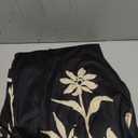 CHICGAL Summer Dresses for Women V Neck Short Sleeve Casual Loose T Shirt Sundress Beach Cover Ups with Pockets (XX-Large, Black Floral)