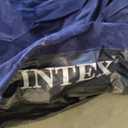 Intex 64757E Dura-Beam Standard Downy Air Mattress: Fiber-Tech - Twin Size - 10in Bed Height - 300lb Weight Capacity - Pump Sold Separately