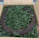 24 inch Christmas Wreath for Front Door, Real Touch Cedar Wreath with Pinecones Large Christmas Door Wreaths Artificial Hanging Pine Wreath for Xmas Indoor Outdoor Windows Holiday Decorations