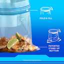 Ziploc Gallon Food Storage Freezer Bags, New Stay Open Design with Stand-Up Bottom, Easy to Fill, 30 Count (Pack of 3)