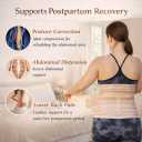 VitaliCore Postpartum Belly Band 3-in-1 for Women Adjustable Abdominal & Pelvic Support Wrap for Postpartum Recovery, C-Section & Waist Support