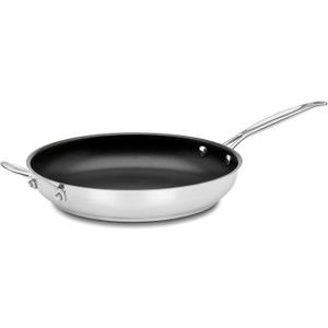 Cuisinart 722-30HNS Chef's Classic Stainless Nonstick 12-Inch Open Skillet with Helper Handle Cuisinart 722-30HNS Chef's Classic Stainless Nonstick 12-Inch Open Skillet with Helper Handle