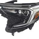 FIONE - For GMC Terrain Headlight Assembly 2018 2019 2020 2021 Xenon HID Terra Front Headlamp Replacement DOT Certification Driver Left Side 84815558 GM2502475