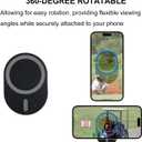 Golf Cart Phone Holder Magnetic Phone Mount Caddy Compatible with iPhone 12 13 14 15 / Plus/Pro, Smartphone with Magsafe Case (Sliver)