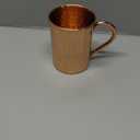 Copper Mules PURE Copper Mug RAW Cups Interior Ideal for Ayurvedic Health Benefits and Moscow Mules - Hand Hammered Finish - Authentic and Strong Riveited Handle - Holds 16oz