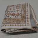 zesthome 3x5 Rug Ultra Soft Washable Rug, Non Slip Area Rug Indoor Entrance, Stain Resistant Rugs for Living Room Bedroom Vintage Home Decor Area Rugs (Orange, 3'x5')