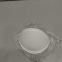 4-Pack Stick-On Half Shades for Recessed Ceiling Lights Glare Blocker & Light Diffuser Covers, Easy Installation, White