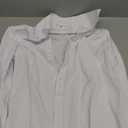 Women's Classic-Fit Shirt Shirt With Folds (S, White)