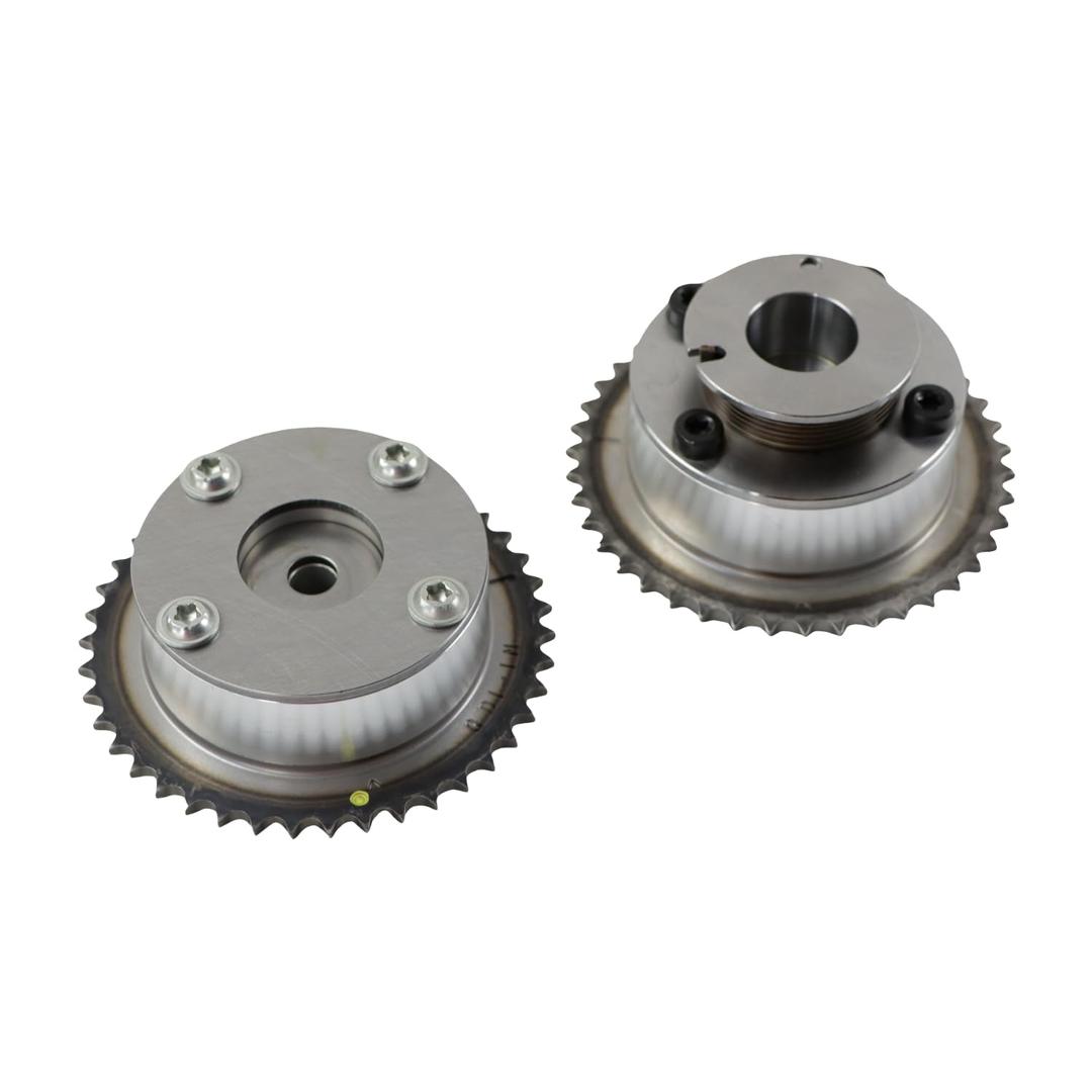 Engine Timing CVVT Camshaft Adjuster Gear, Compatible with Tucson Elantra GT Kia Soul Forte G4NC 2.0L 2014-2019, Intake & Exhaust Sprocket Replaces Part 24350-2E201 24370-2E200 Engine Timing CVVT Camshaft Adjuster Gear, Compatible with Tucson Elantra GT Kia Soul Forte G4NC 2.0L 2014-2019, Intake & Exhaust Sprocket Replaces Part 24350-2E201 24370-2E200