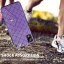 Compatible with TCL 30Z/30 LE T602DL Wallet Case with Crossbody Shoulder Strap and Stand Leather Credit Cell Accessories Phone Cover for TCL30Z 30 Z 30LE 4G LTE 2022 6.1 inch Women Purple