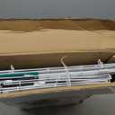 MidWest Homes for Pets Guinea Habitat Plus Cage, Includes Divider Panel and Hinged Top, Washable PVC Canvas Bottom, Expandable Small Animal Cage for Guinea Pigs, 171GHP (White/ Teal)