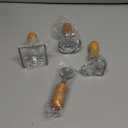 Ravioli Pasta Cutter Wheel Set of 5, Ravioli Makers with Roller Ravioli Stamp Cutter Set with Wooden Handle, Pasta Press Wheel Pasta Maker Tools For Pasta Making Dumplings, Pierogi (Silver)