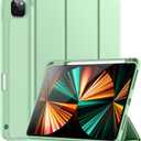 Wenlaty Compatible with iPad Pro 11 Inch Case 4th/3rd/2nd Generation with Pencil Holder, for iPad 11 Pro Case 2022/2021/2020, Protective Trifold Cover with Soft TPU Back, Auto Wake/Sleep, Matcha Green