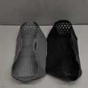 Silicone Air Fryer Liners for Ninja 10QT DoubleStack XL 2-Basket SL401 SL400 SL451 Airfryer,2PCS Reusable Rectangle Perforated Silicone Liners for Ninja DZ302 DZ401 DZ550 Dual Air Fryer Accessories (Grey+Black)