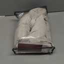 Pinch Pleated Linen Curtains 102 Inches Long 2 Panels Set for Living Room Bedroom Farmhouse Burlap Back Tab Pinch Pleat Drapes Ceiling Floor Window Curtains 102 Inch Length Gray Beige Tan Neutral