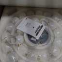 Modern Ring Chandeliers 2 Rings Bubble Chandelier Round Pendant Light Gold, 2-Ring Dia 16"+24"