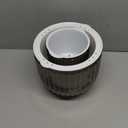 Josteve 5.2/8.2 Inch 2 Pcs Self Watering Hanging Planter Indoor Plant Pots Drainage Holes, Outdoor Small Hanging Planters Flower Pot Basket, Visible Water Level, Plant Hanger Home Decor, Gardening (Gray)