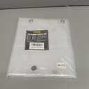 Barossa Design Small Shower Curtain for Shower Stall Size 36 x 72 inches,PEVA - Waterproof, Eco-Friendly, Non-Toxic, Odorless, PVC Free, Metal Grommets (Clear)