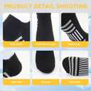 6-Pack Men'S Padded Ankle Socks size 8-11 - Low-Top Athletic Socks, Functional Comfort, Sweat-Wicking With Cushion