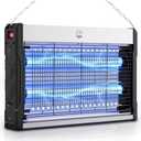 Mosiller Electric Bug Zapper, 3000V High-Voltage Indoor Fly Killer, Powerful Electric Mosquito Zapper for Fly, Mosquito, Fruit, Moth, Gnat, Trap with Removable Washable Tray for Home Patio Backyard