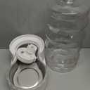 Sfozstra Dog Water Bowl Dispenser: 6L White Lagre Stainless Steel - BPA-Free - Automatic Gravity Pet Water Dispenser for Busy Owners