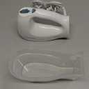 Hamilton Beach 6-Speed Electric Hand Mixer with Whisk, Traditional Beaters, Snap-On Storage Case, 250 Watts, White