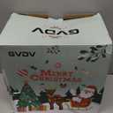 GVDV 8FT Inflatable Christmas Tree with Gingerbread Man Clearance, Giant Outdoor Christmas Inflatables Decoration with Bright LED Lights, Fast Blow Up Christmas Lawn Inflatables with Stakes & Sandbags