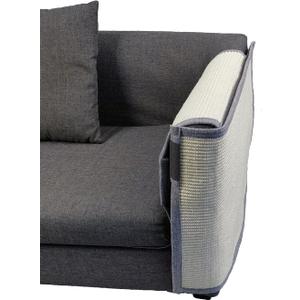 Fully Wrapped Cat Scratcher Couch- Natural Sisal Furniture Protection from Cats-Corner cat Scratcher for Couch Bed,Chair-Easy Installation (Light Gray Left Sofa Armrest)