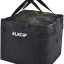 ELKCIP Portable Tennis Balls Hopper Bag, Replacement Storage Bag with Side Pockets, Lightweight Teaching Cart Bag for Pickleball, Baseball Ball, Table Tennis, Frame Not Included