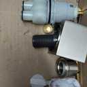 Delta Modern 14 Series Square Rain Shower System Faucet Set, Rainfall Brushed Nickel Shower Head and Handle Set, Valve Trim Kit, 10 Inch, Spotshield Stainless 342701-SP