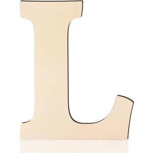 Large Wooden Letters 17 Inch, Big Wood Letters L Shape Cutouts Alphabet Unfinished Paintable Wooden Letters for Wall Decor DIY Crafts Painting Birthday Wedding Party Classroom Nursery Home Decor