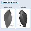 Front Bumper Tow Hook Cover for Mercedes Benz CLA Class W117 CLA200 2014 2015 2016 Right Passenger Side Towing Eye Cap A1178850622 (Gray)