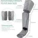 Leg Massager for Circulation - Foot and Calf Massager, Air Compression Leg Wraps Massage Boots Machine for Home Use Leg Massage - scd Machine for Calf, Thigh and Foot Massager, FSA or HSA Eligible