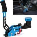 Racing Hydraulic Drift Handbrake Gear Lever W/Oil Tank Hydro E-Brake Rally 3/4 0.75Bar 3/8-24 Parking Adjustable Brake (Blue)