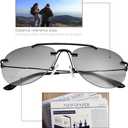 YIMI 2 Packs Bifocal Reading Glasses for Men Women UV400 Protection Sun Readers Aviator Blue Light Blocking Tinted Glasses (Black+brown)